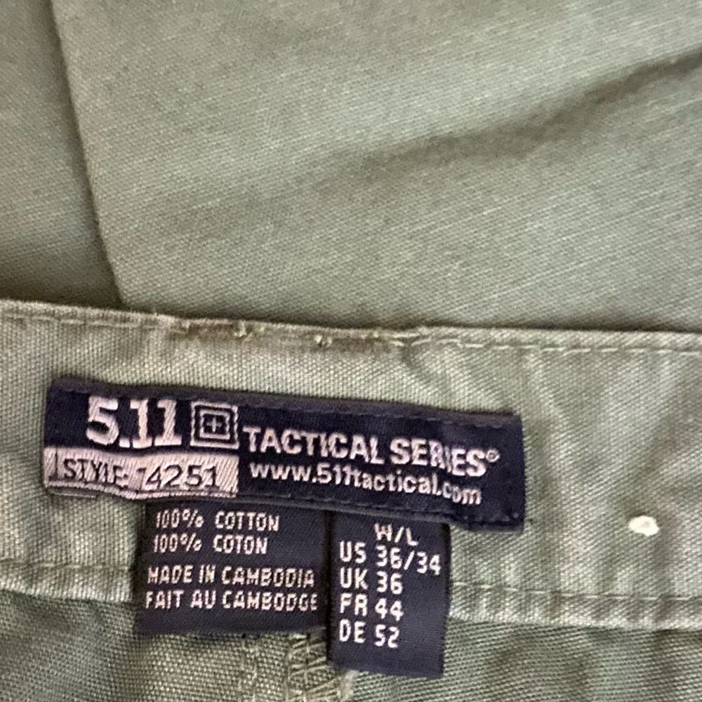 5.11 Tactical Series Olive Field Pants